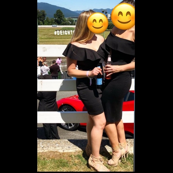 Guess Strapless Black Dress - Picture 2 of 5